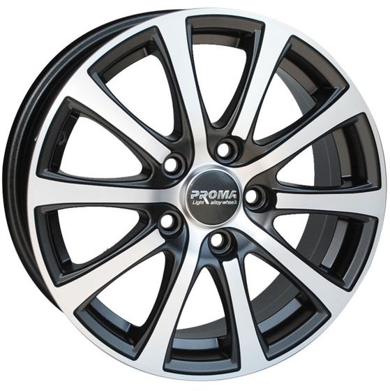 PROMA КОЛИЗЕЙ 6×15 4×100 ET48 DIA54.1 АЛМАЗ МАТОВЫЙ литой PROMA КОЛИЗЕЙ 6×15 4×100 ET48 DIA54.1 АЛМАЗ МАТОВЫЙ литой