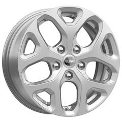 K&K КС869 6.5×16 4×100 ET43 DIA60.1 SILVER литой