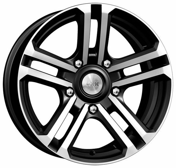 K&K ПАЛЛАДИКА 7×16 5×139.7 ET5 DIA98 ДАРК ПЛАТИНУМ литой