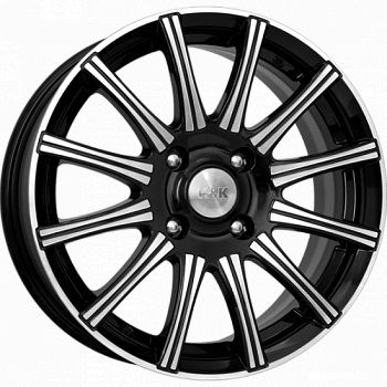 K&K СИЕСТА 5×13 4×98 ET38 DIA58.5 ДАРК ПЛАТИНУМ литой