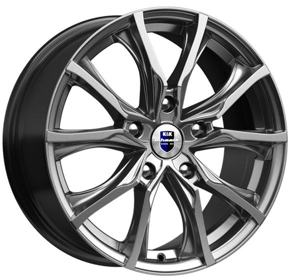 K&K ТВИСТ 7.5×17 5×108 ET47 DIA60.1 ДАРК ПЛАТИНУМ литой