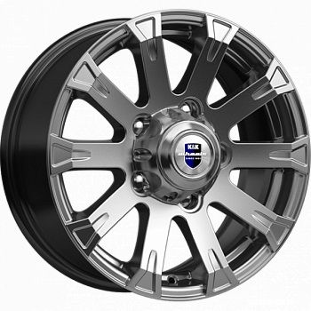 K&K БАЙКАЛ 7×16 5×139.7 ET35 DIA98 ДАРК ПЛАТИНУМ литой