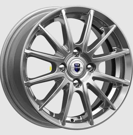 K&K КВАНТ 5.5×14 4×98 ET35 DIA58.5 ДАРК ПЛАТИНУМ литой