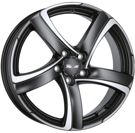 ALUTEC SHARK 7.5×17 5×100 ET35 DIA63.3 RACING BLACK литой