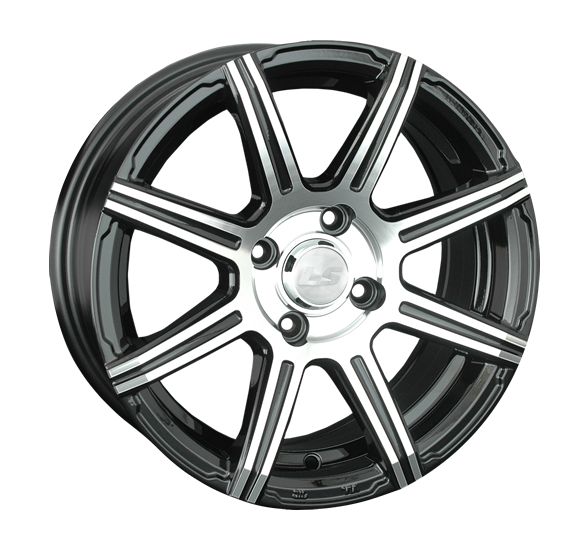 LS WHEELS LS 571 7×16 4×100 ET40 DIA73.1 BKF литой LS WHEELS LS 571 7×16 4×100 ET40 DIA73.1 BKF литой