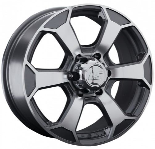 LS WHEELS LS 187 7.5×18 6×139.7 ET25 DIA106.1 GMF литой LS WHEELS LS 187 7.5×18 6×139.7 ET25 DIA106.1 GMF литой