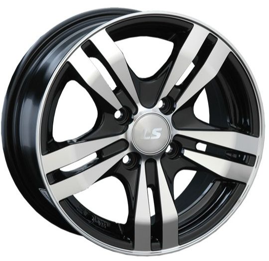 LS WHEELS LS 142 6.5×16 5×114.3 ET45 DIA73.1 BKF литой LS WHEELS LS 142 6.5×16 5×114.3 ET45 DIA73.1 BKF литой