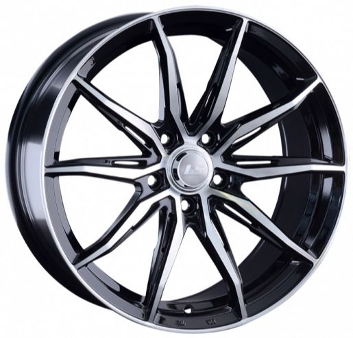 LS WHEELS LS 1055 7×16 4×108 ET32 DIA65.1 BKF литой LS WHEELS LS 1055 7×16 4×108 ET32 DIA65.1 BKF литой