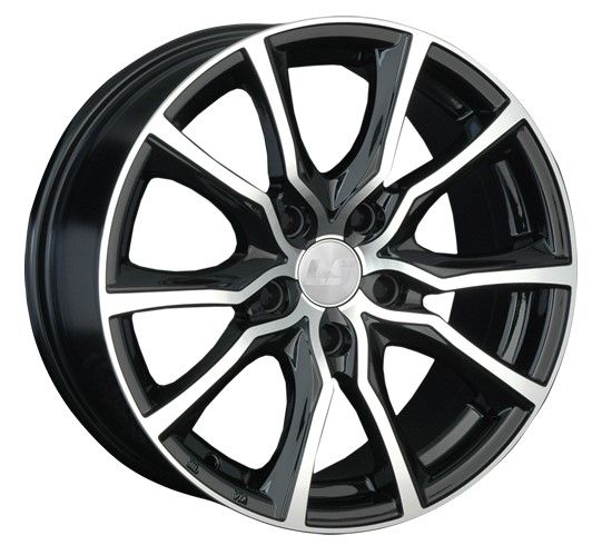 LS WHEELS LS 392 7×16 5×114.3 ET40 DIA73.1 BKF литой