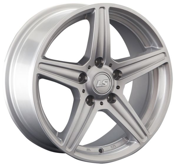 LS WHEELS LS 345 7×16 5×114.3 ET40 DIA73.1 SILVER литой