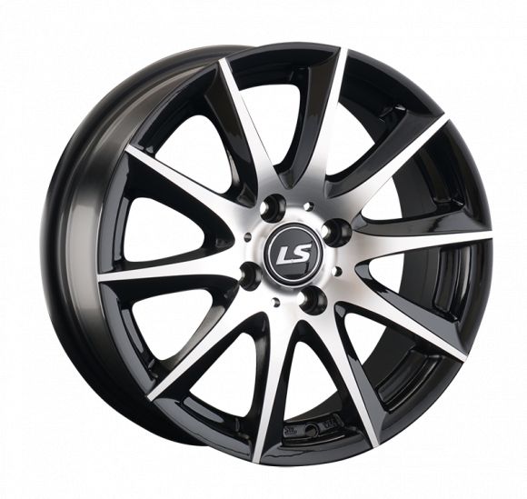LS WHEELS LS 286 7×16 4×100 ET40 DIA73.1 BKF литой LS WHEELS LS 286 7×16 4×100 ET40 DIA73.1 BKF литой
