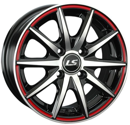 LS WHEELS LS 221 6.5×15 4×100 ET40 DIA73.1 BKFRL литой