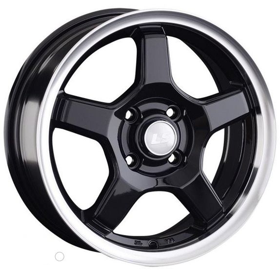 LS WHEELS LS 816 7×16 4×100 ET45 DIA60.1 BKL литой LS WHEELS LS 816 7×16 4×100 ET45 DIA60.1 BKL литой