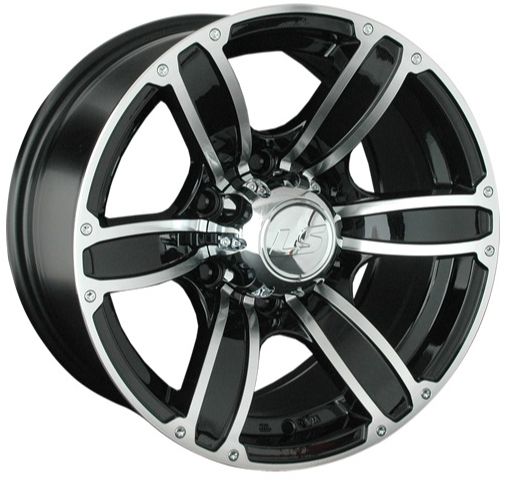LS WHEELS LS 766 8×16 6×139.7 ET10 DIA107.1 BKF литой LS WHEELS LS 766 8×16 6×139.7 ET10 DIA107.1 BKF литой