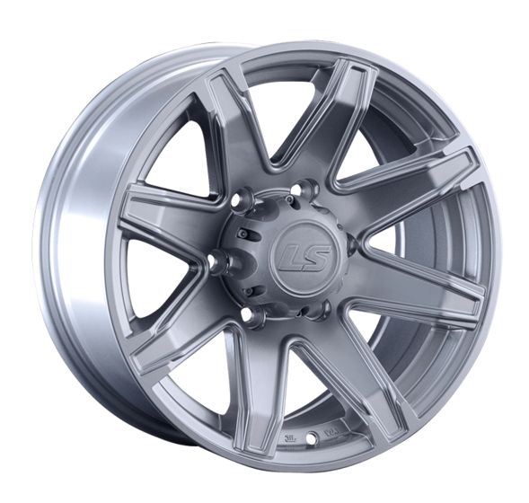 LS WHEELS LS 763 8×16 6×139.7 ET10 DIA106.1 SILVER литой