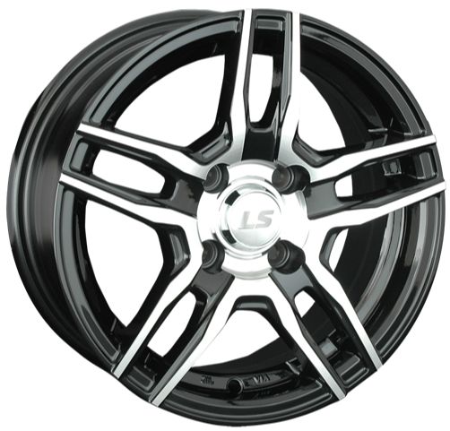 LS WHEELS LS 569 6.5×15 5×100 ET40 DIA73.1 BKF литой LS WHEELS LS 569 6.5×15 5×100 ET40 DIA73.1 BKF литой