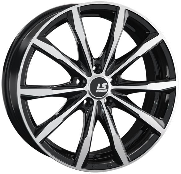 LS WHEELS LS RC38 8×19 5×108 ET45 DIA63.3 BKF литой LS WHEELS LS RC38 8×19 5×108 ET45 DIA63.3 BKF литой