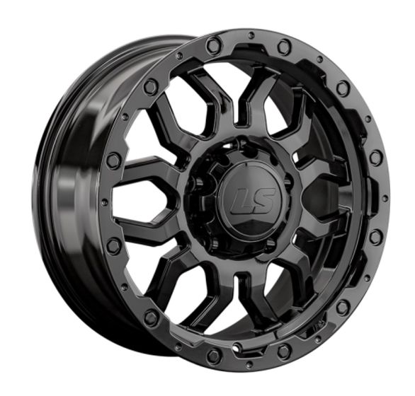 LS WHEELS LS 1285 8×17 5×150 ET45 DIA110.1 BLACK литой