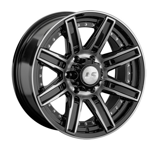 LS WHEELS LS 1353 9×18 6×139.7 ET20 DIA106.1 BKF литой