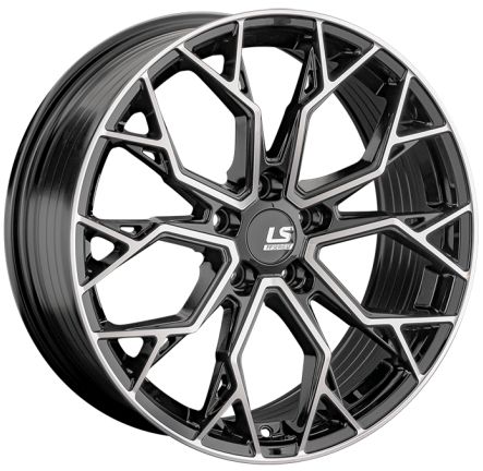 LS WHEELS LS RC61 9×21 5×114.3 ET43 DIA67.1 BKF литой LS WHEELS LS RC61 9×21 5×114.3 ET43 DIA67.1 BKF литой