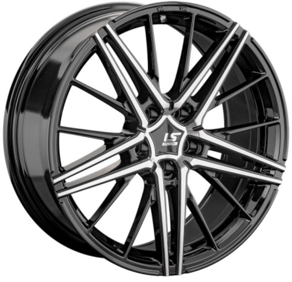 LS WHEELS LS RC76 8×18 5×108 ET36 DIA65.1 BKF литой LS WHEELS LS RC76 8×18 5×108 ET36 DIA65.1 BKF литой