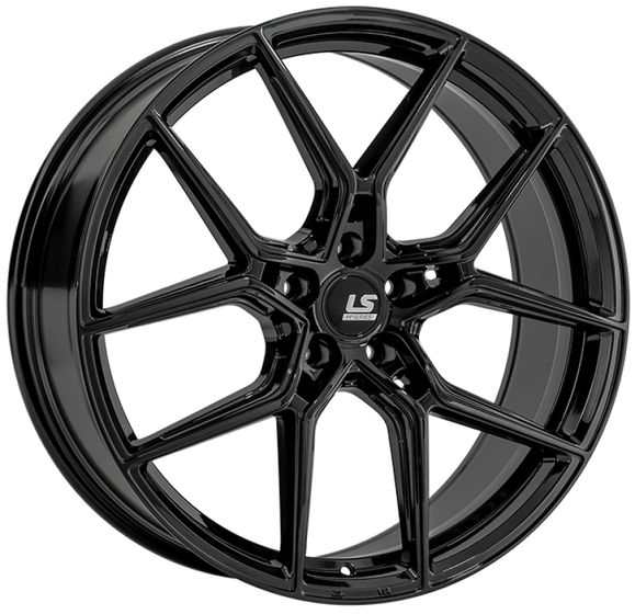 LS WHEELS RC100 9×22 5×120 ET42 DIA62.6 BLACK литой