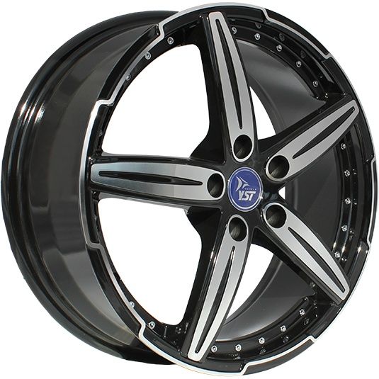 YST X-22 6.5×16 5×112 ET39.5 DIA66.6 BKF литой YST X-22 6.5×16 5×112 ET39.5 DIA66.6 BKF литой