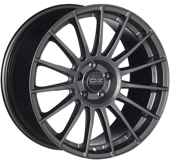 OZ RACING SUPERTURISMO LM 9.5×19 5×112 ET21 DIA66.5 MATT GRAPHITE SILVER литой