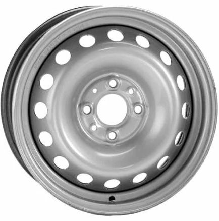 TREBL 7915 6×15 4×100 ET43 DIA56.6 SILVER стальной TREBL 7915 6×15 4×100 ET43 DIA56.6 SILVER стальной