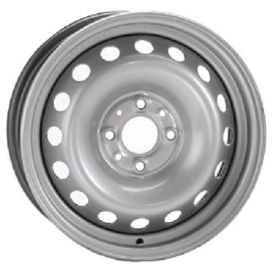 TREBL 9565 6.5×16 5×100 ET55 DIA56.1 SILVER стальной TREBL 9565 6.5×16 5×100 ET55 DIA56.1 SILVER стальной