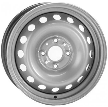 TREBL 64E45H 6×15 4×114.3 ET45 DIA67.1 SILVER стальной TREBL 64E45H 6×15 4×114.3 ET45 DIA67.1 SILVER стальной