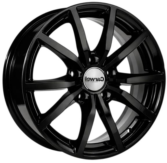 CARWEL БЕКАН 57 6.5×15 5×108 ET43 DIA67.1 BLACK литой