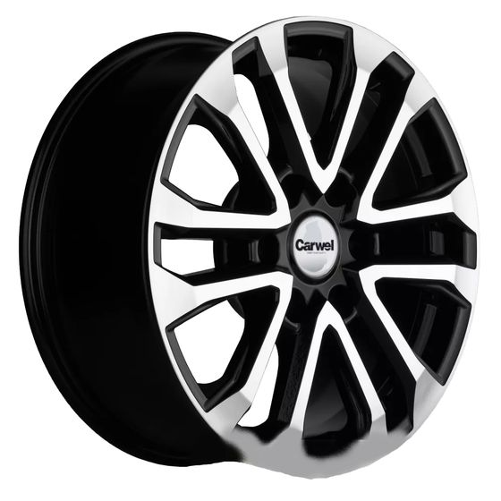 CARWEL ПУР 1805 7.5×18 6×139.7 ET25 DIA106.1 BLACK литой