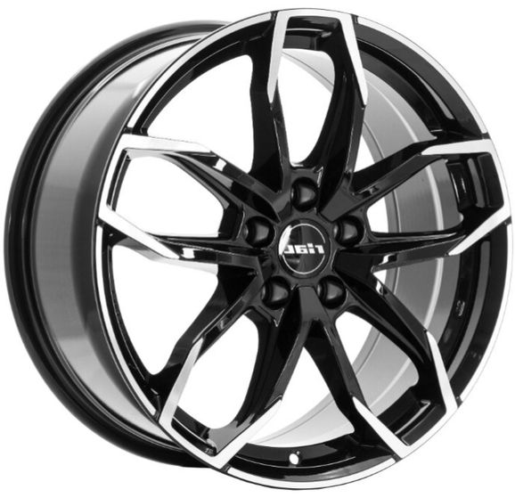 RIAL LUCCA 6.5×16 4×100 ET46 DIA54.1 POLISHED литой