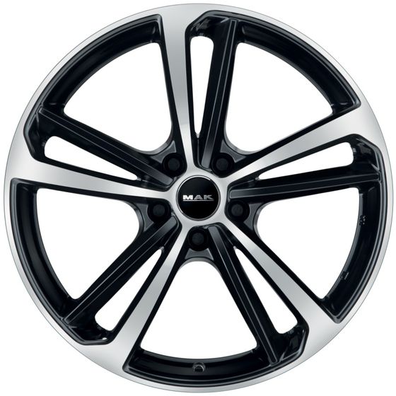 MAK NURBURG 9.5×21 5×112 ET25 DIA66.5 BLACK MIRROR литой