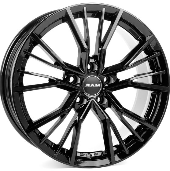 MAK UNION 8.5×21 5×112 ET33 DIA66.5 GLOSS BLACK литой