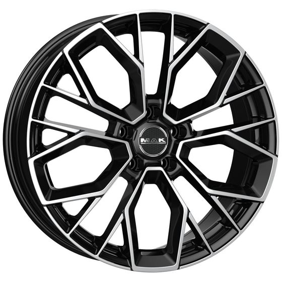 MAK STILO 8×18 5×112 ET30 DIA76 BLACK MIRROR литой