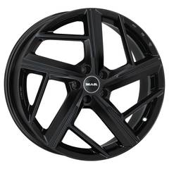 MAK QVATTRO 8×18 5×112 ET42 DIA66.5 GLOSS BLACK литой