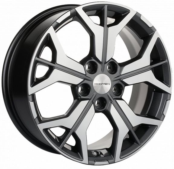KHOMEN WHEELS KHW1715 7×17 5×114.3 ET48 DIA67.1 GR литой KHOMEN WHEELS KHW1715 7×17 5×114.3 ET48 DIA67.1 GR литой