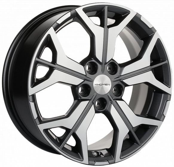 KHOMEN WHEELS KHW1715 7×17 5×112 ET40 DIA57.1 BLACK литой