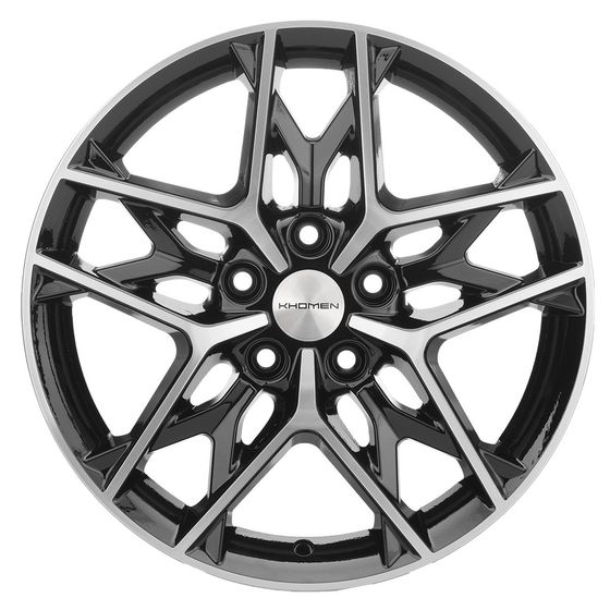 KHOMEN WHEELS KHW1709 7×17 5×114.3 ET48 DIA67.1 BLACK литой KHOMEN WHEELS KHW1709 7×17 5×114.3 ET48 DIA67.1 BLACK литой