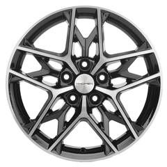 KHOMEN WHEELS KHW1709 7×17 5×114.3 ET48 DIA67.1 BLACK литой