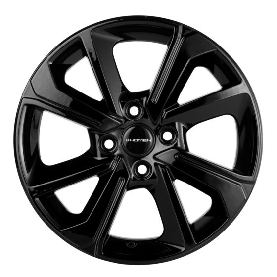 KHOMEN WHEELS KHW1501 6×15 4×100 ET48 DIA54.1 BLACK литой KHOMEN WHEELS KHW1501 6×15 4×100 ET48 DIA54.1 BLACK литой