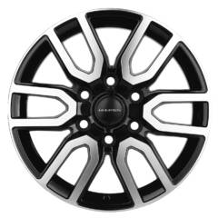 KHOMEN WHEELS KHW1723 8×17 6×139.7 ET25 DIA106.1 BLACK литой