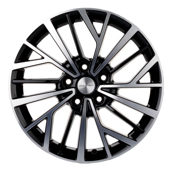 KHOMEN WHEELS KHW1717 7×17 5×114.3 ET39 DIA60.1 BLACK литой