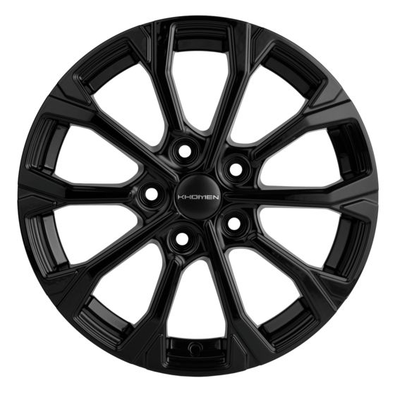 KHOMEN WHEELS KHW1605 6.5×16 5×112 ET46 DIA57.1 BLACK литой