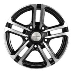 KHOMEN WHEELS KHW1602 6.5×16 5×139.7 ET35 DIA98.5 BLACK литой
