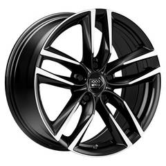 1000 MIGLIA MM1011 7.5×17 5×112 ET45 DIA66.6 BLACK POLISHED литой