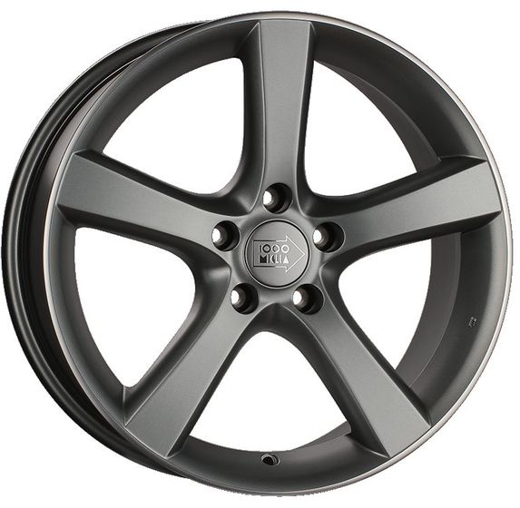 1000 MIGLIA MM1001 8×18 5×114.3 ET40 DIA67.1 MATT ANTHRACITE POLISHED LIP литой
