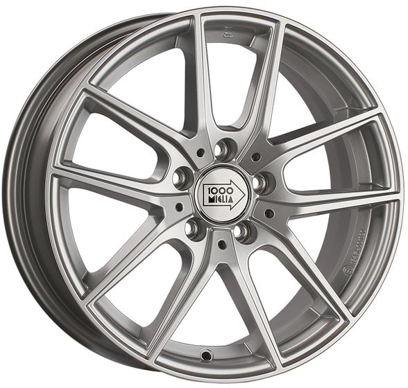 1000 MIGLIA MM041 7.5×17 5×114.3 ET45 DIA67.1 SILVER GLOSS литой 1000 MIGLIA MM041 7.5×17 5×114.3 ET45 DIA67.1 SILVER GLOSS литой